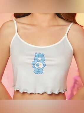 Care Bears Blue PJ Cropped Camisole Tank